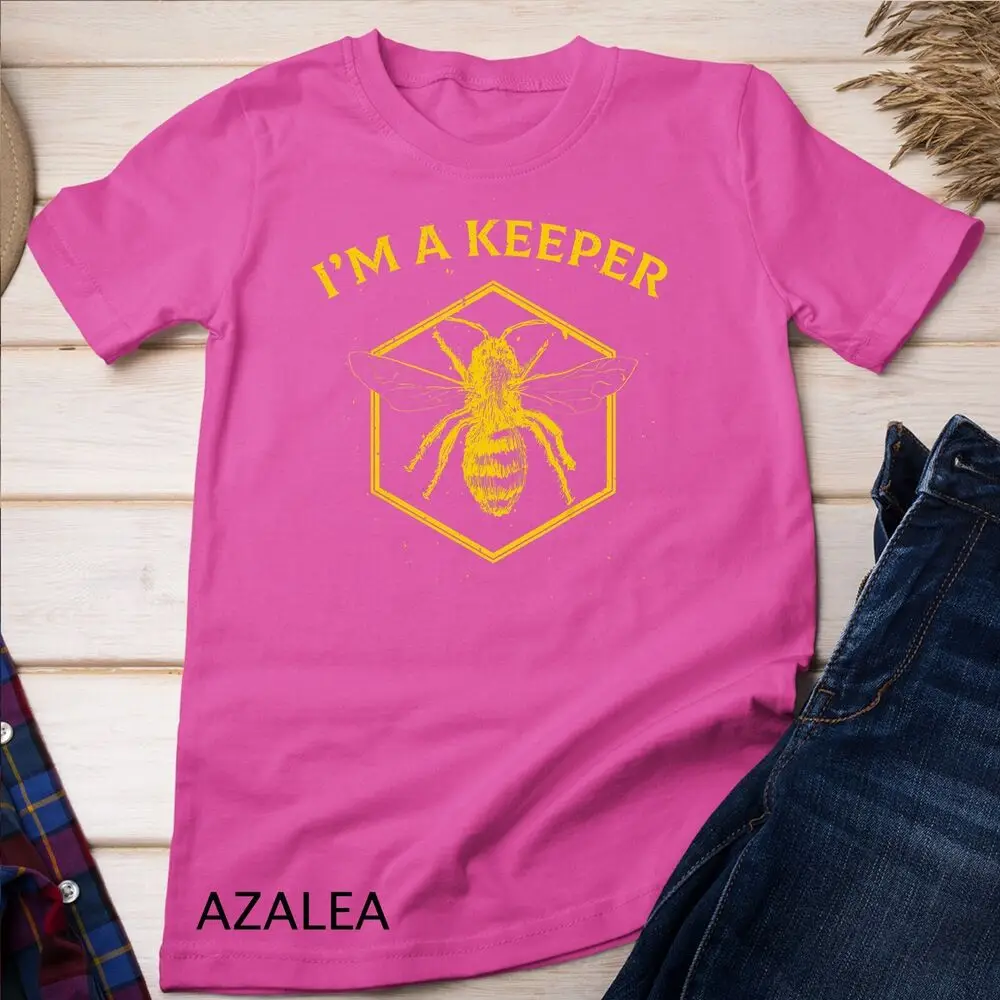 Beekeeping Shirt I'm A Keeper Bee Hive Owner Gift Unisex T-shirt