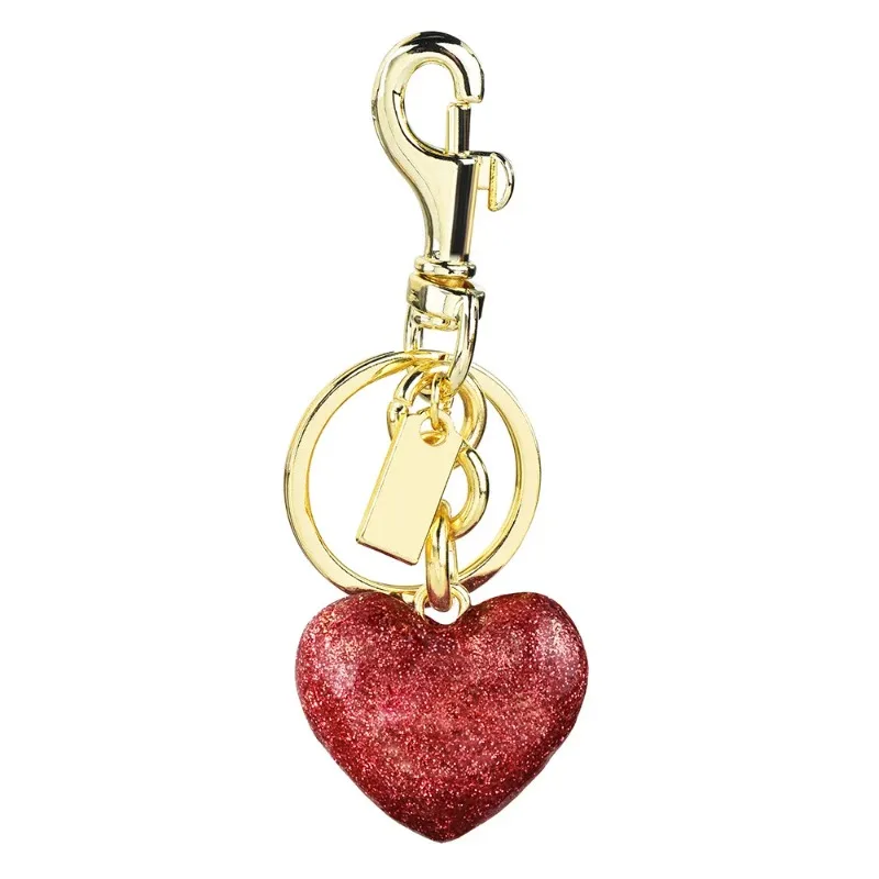 

2025 Heart-shaped keychains, creative heart-shaped pendants, women's car heart-shaped bag pendants, bag pendants