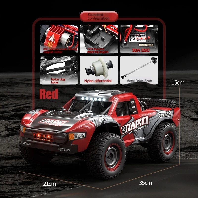 

4WD Бесщеточный RC Monster Truck — профессиональная высокоскоростная игрушка для восхождения по бездорожью для взрослых