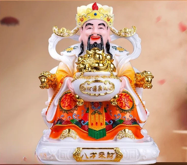 God of Wealth store opens, gathering treasures and attracting wealth ornaments, office idols