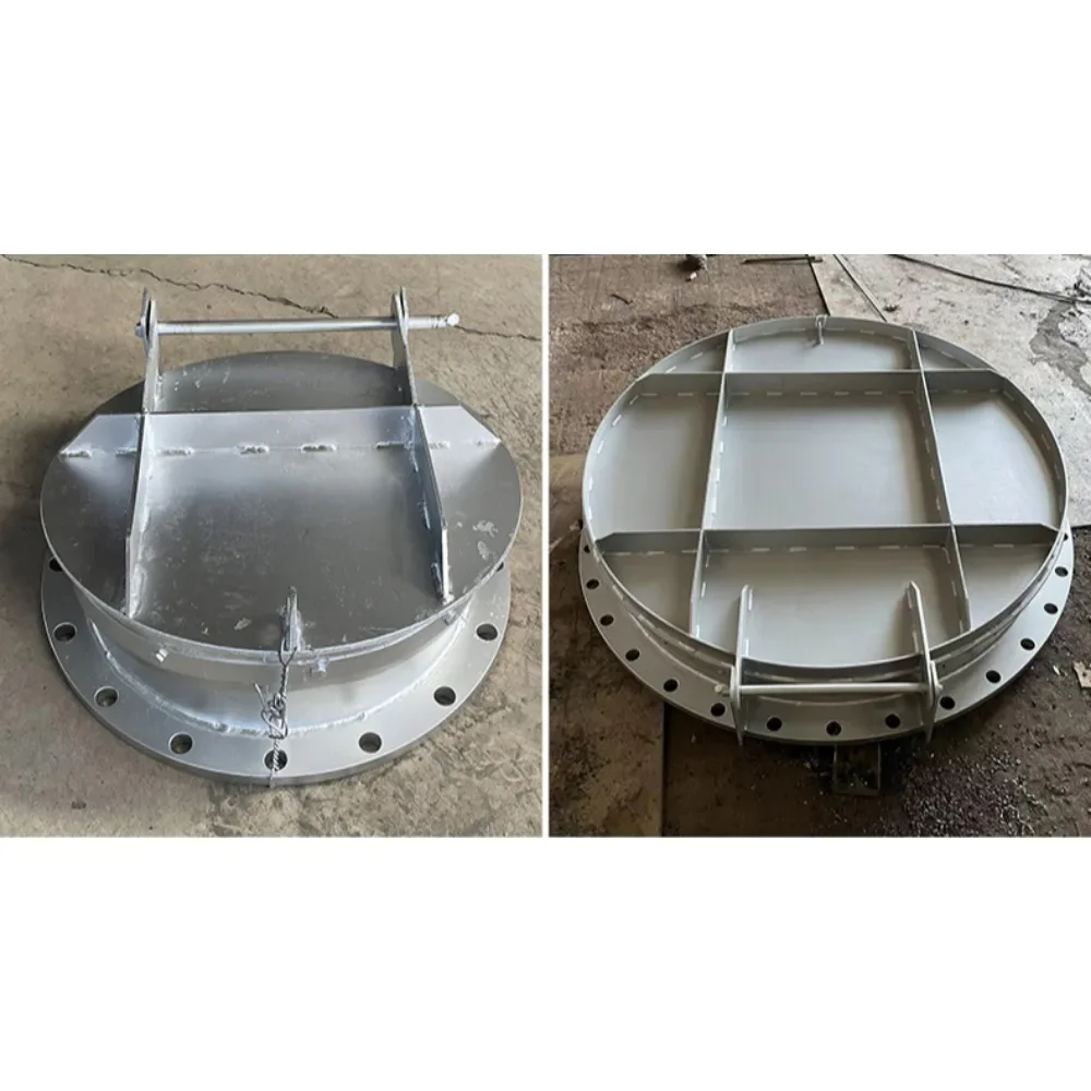 Cast iron stainless steel anti backflow buoyancy box pipeline drainage arch flap door