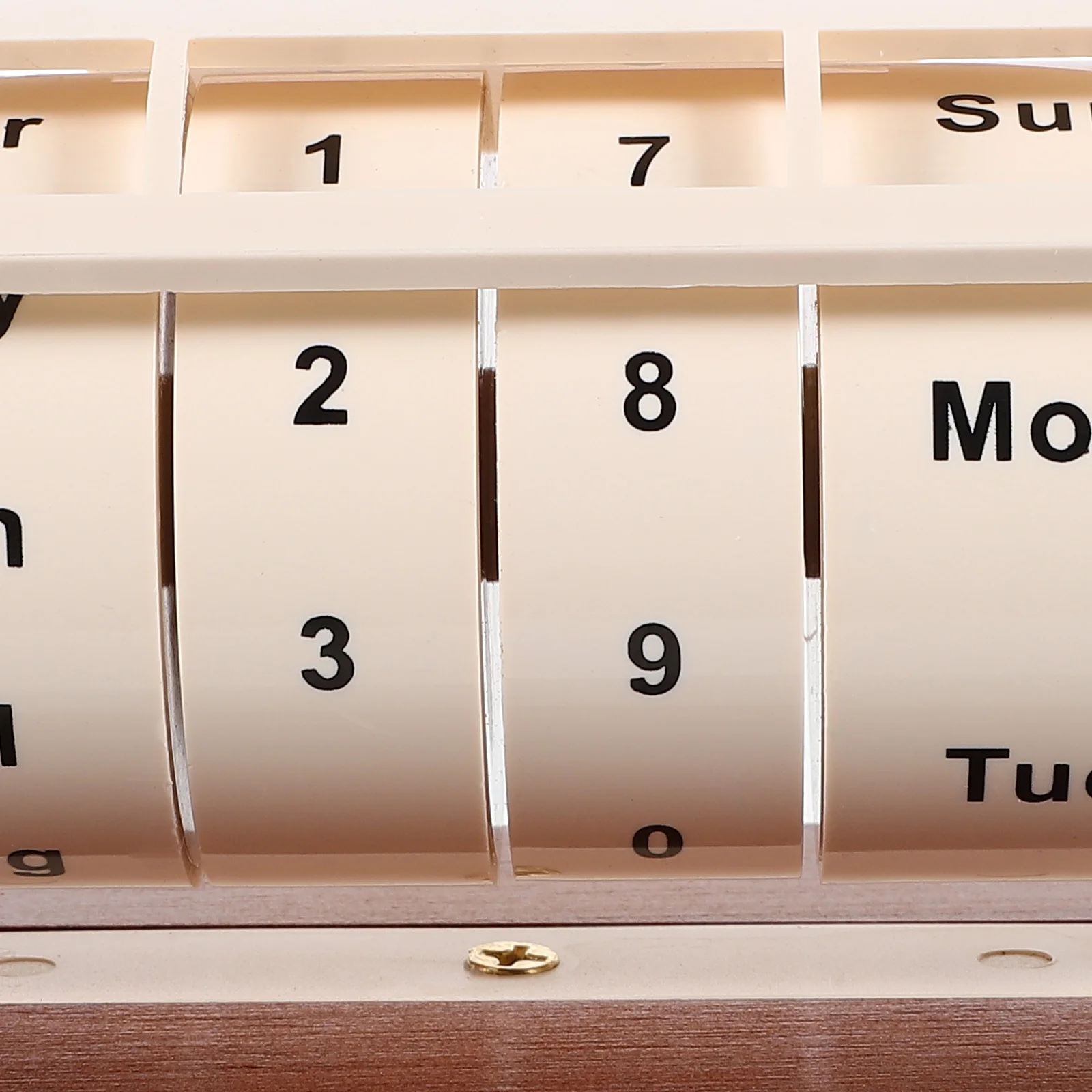 

Perpetual Wooden Block Calendar Desktop Decorative Manual Date Month Adjust Office Home Supply Gift Ornament Home Accessory