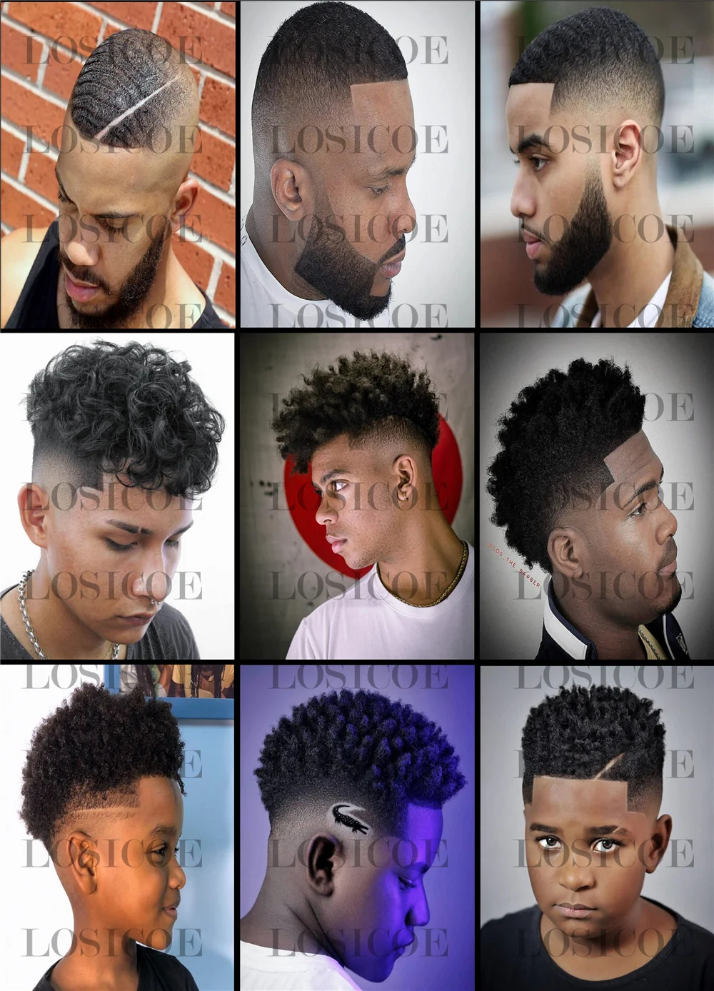 Best Waves\0buzz Cut \ Dreadlocks Hairstyle For Black Men Posters Prints High Fade Haircut Canvas Barber Shop Print Art Painting