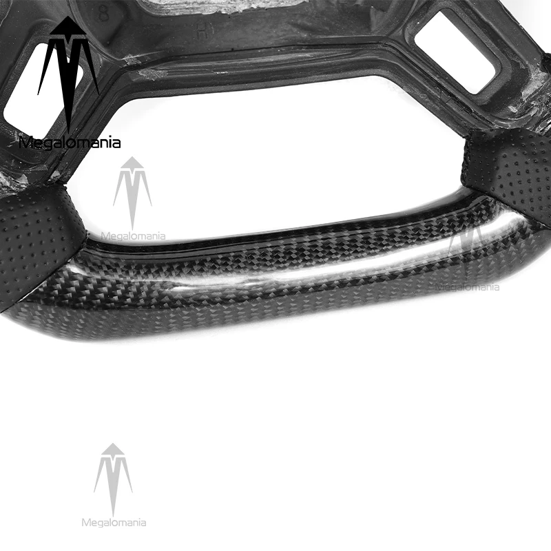 عجلة قيادة من ألياف الكربون لاند روفر ديفندر 2020 2021 2022 2023 2024 عجلة قيادة جلدية مثقوبة