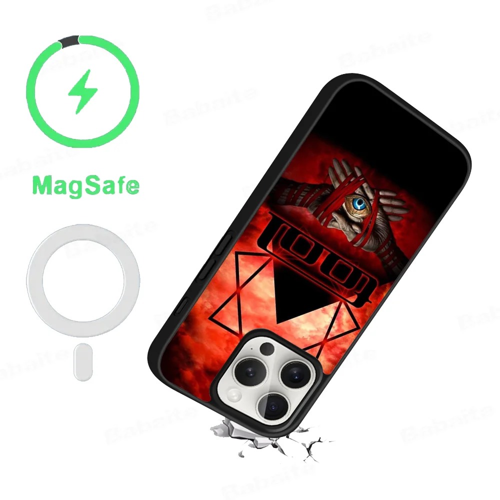 Band T-Tool Schism Phone Case Magesafe Magnetic Wireless Charge Case For IPhone 16 11 12 13 14 15 Pro Max Plus Mini