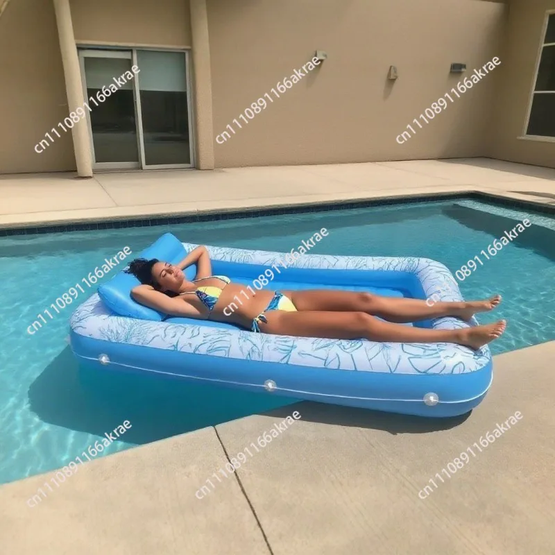 Floating row, backyard tanning spray row, children's spray pool