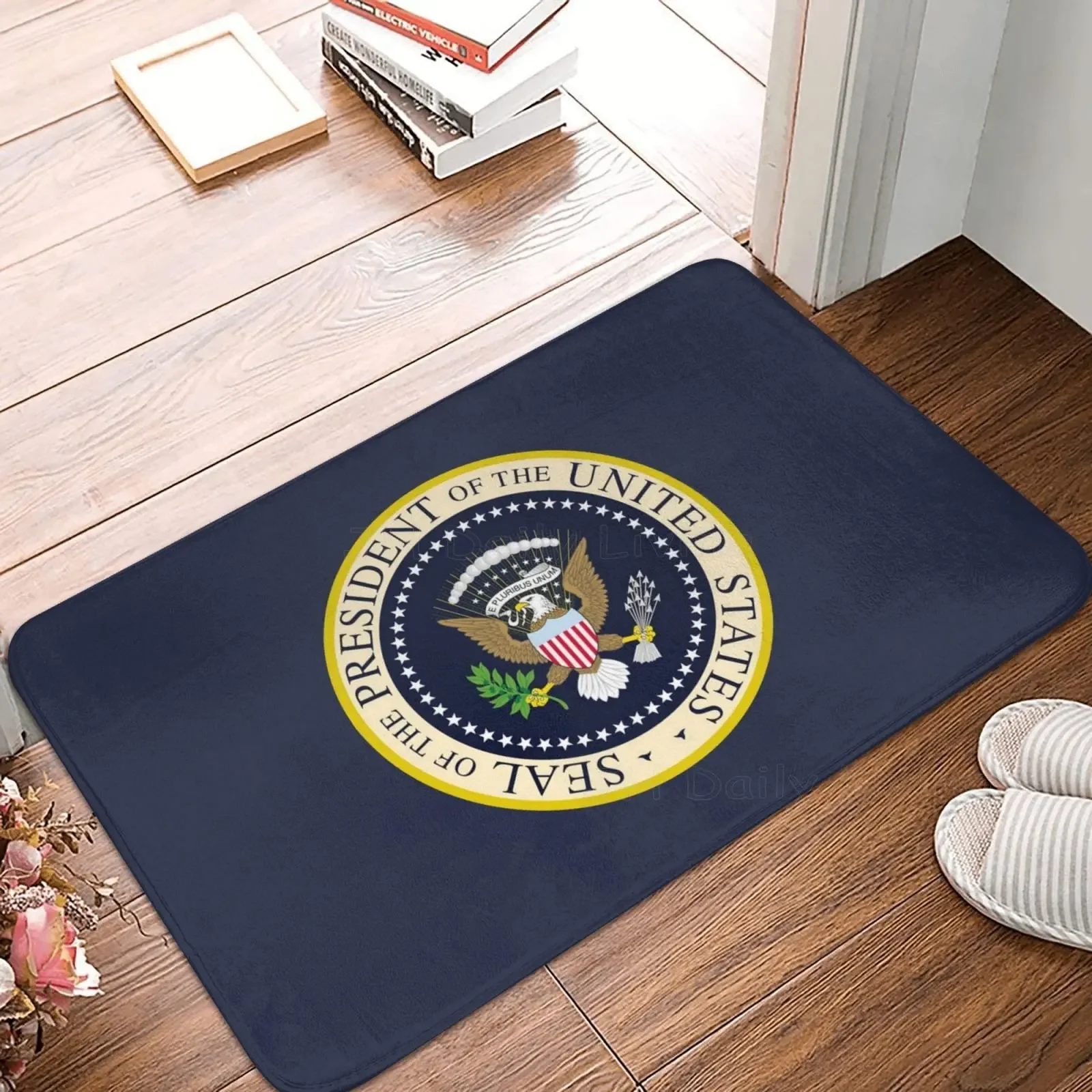 Seal of The President of The United States Polyester Doormat Rug Carpet Mat Footpad Non-slip Entrance Kitchen Bedroom Balcony