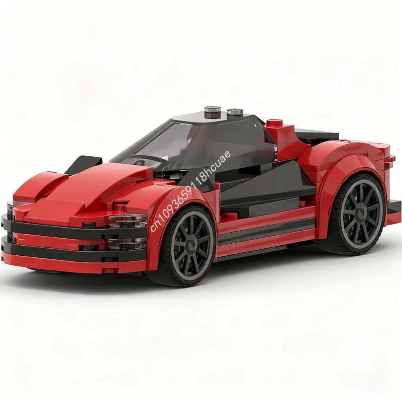

106pcs MOC Classic Sports Car Road Model Building Blocks Architecture Assemble DIY Christmas Gifts Toys Creative Idea Education