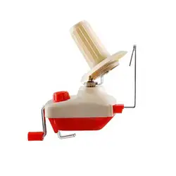 Fenrry Hand Operated Yarn Winder Fiber Wool Manual Handheld Winder Machine String Ball Portable for DIY Sewing Making