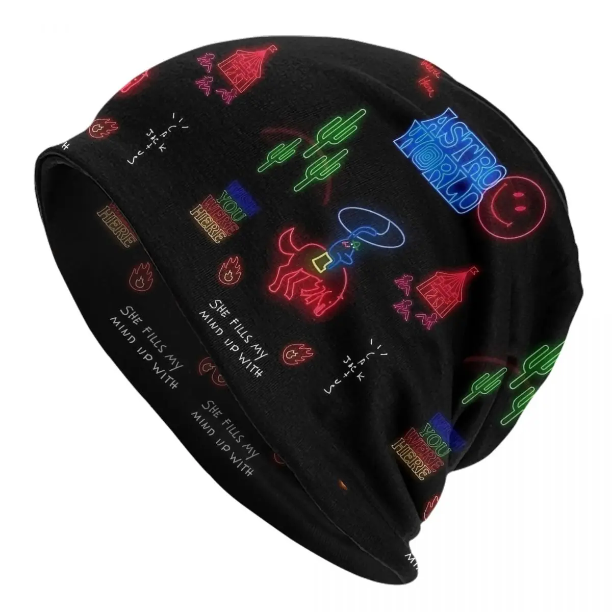 Cactus Jack Astroworld Rapper Bonnet Hats Autumn Winter Street Skullies Beanies Hat for Men Women Spring Head Wrap Cap