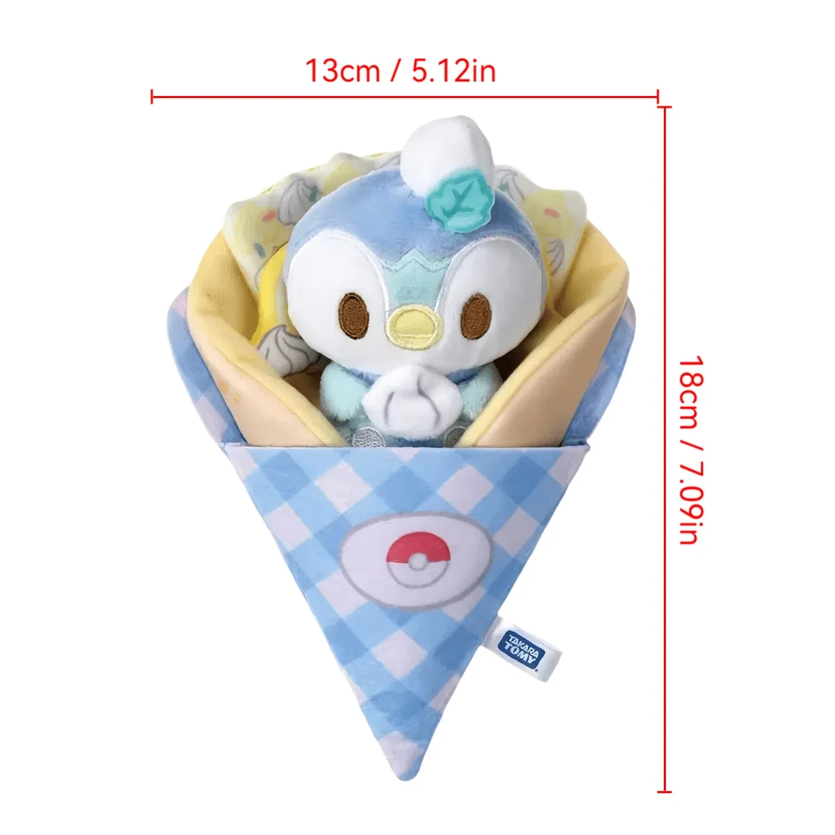 Pikachu Piplup Pokemon Plüschpuppe, niedliche Anime-Kuscheltiere, weiche Peluche-Dekoration, Geschenk für Kinder – Detail 8