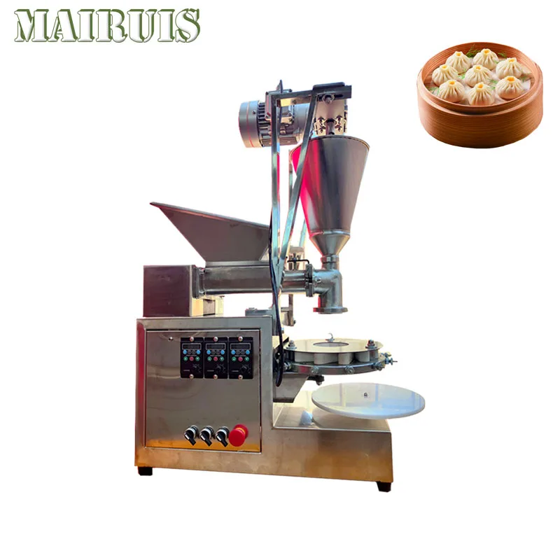 Commercial Desktop Automatic Dumpling Momo Making Machine Steamed Stuffed Bun Machine Baozi Filling Processing Equipment