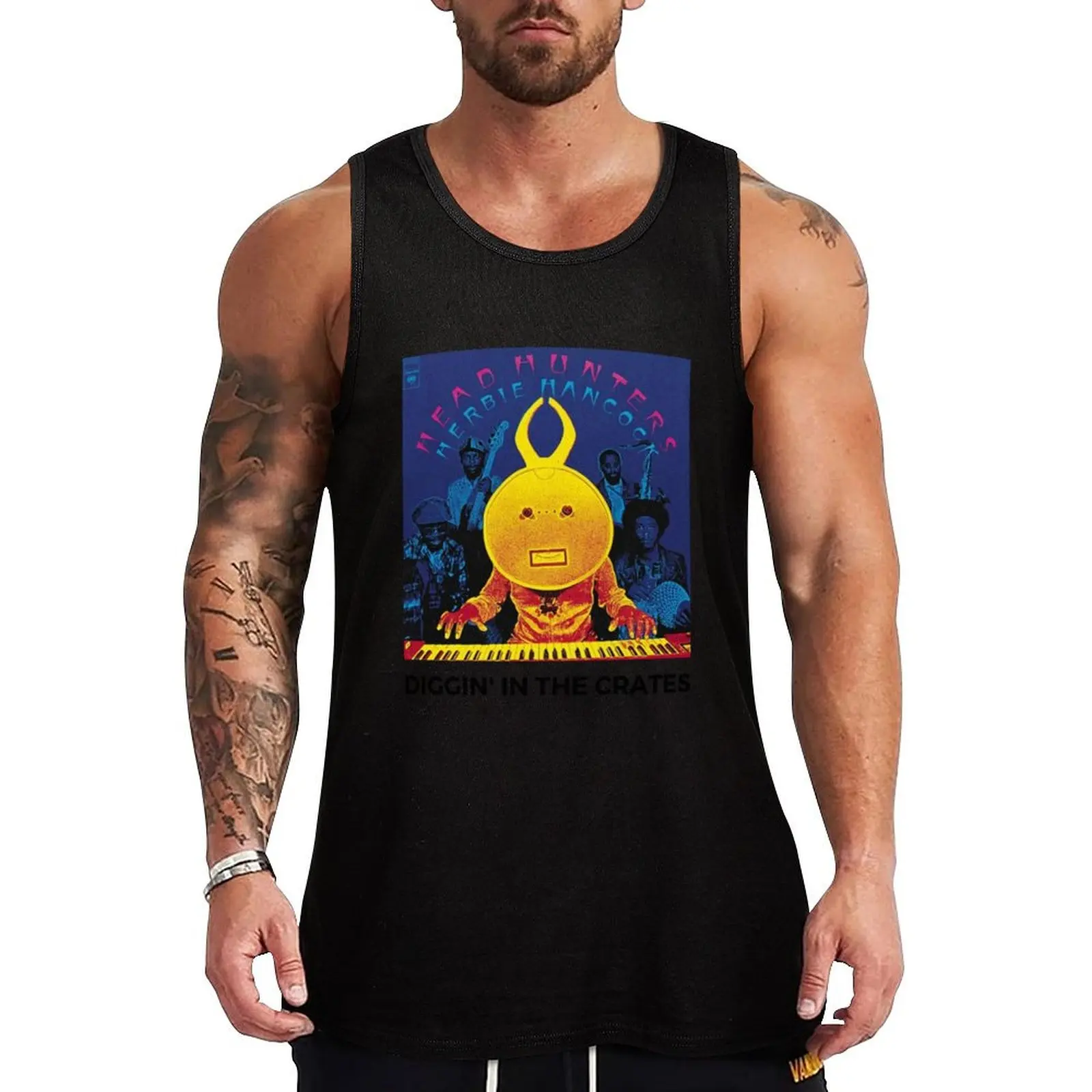 

Herbie Hancock Head Hunters Diggin In The Crates Hip Hop Sample Love LP Tank Top quick-drying t-shirt gym accessories man