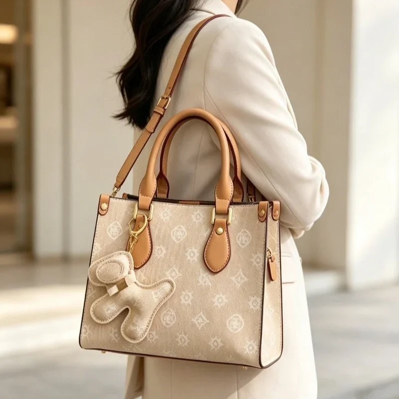 Popular Classic Elegant Leather Hand Bags For Women Messenger Tote Luxury Famous Designer Brand Iconic