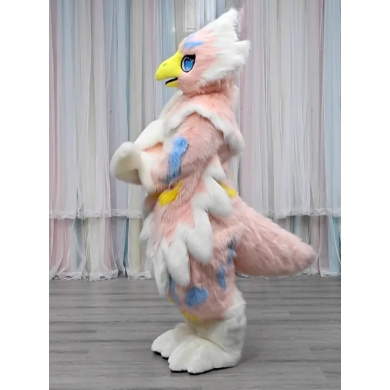 Cos Fursuit Kigurumi Furry Costume zampa testa Base Comiket Furry Animal Cat Beast Mask Bird Cosplay Costume mascotte bambole regalo