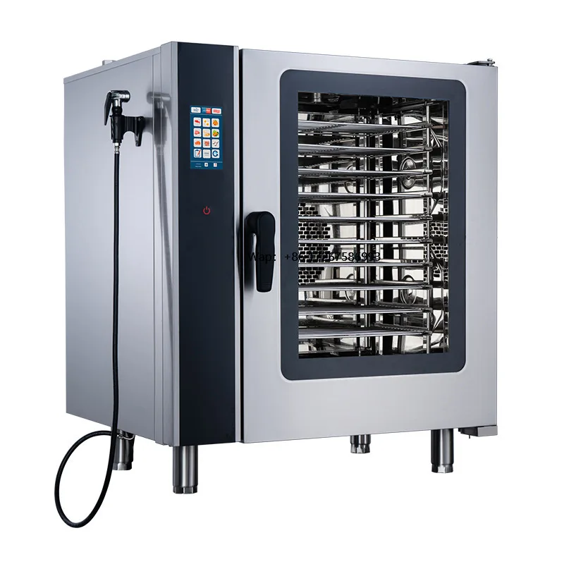 Commercial Multi-functional Electric Baking Combination Oven with Sliding Door 2000W for Bakery Pizza