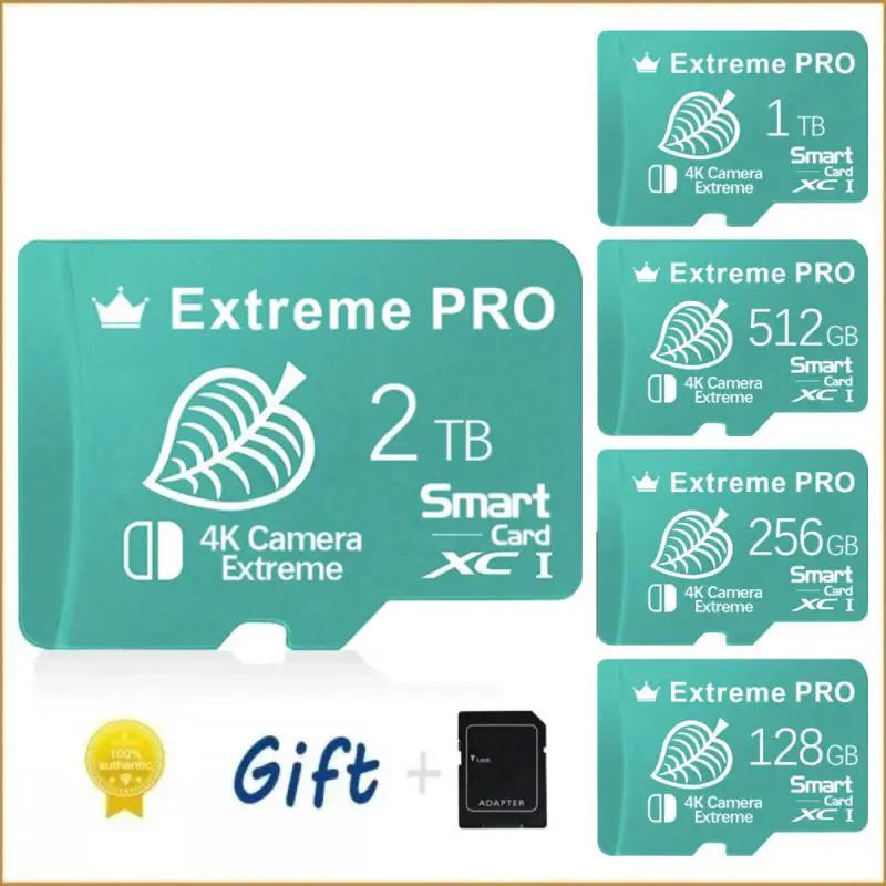 New 1TB Micro TF SD Card 2TB 256GB 512GB Memory Card 128GB A2 Class10 TF Flash Card For Drone Sport Camcorder Original