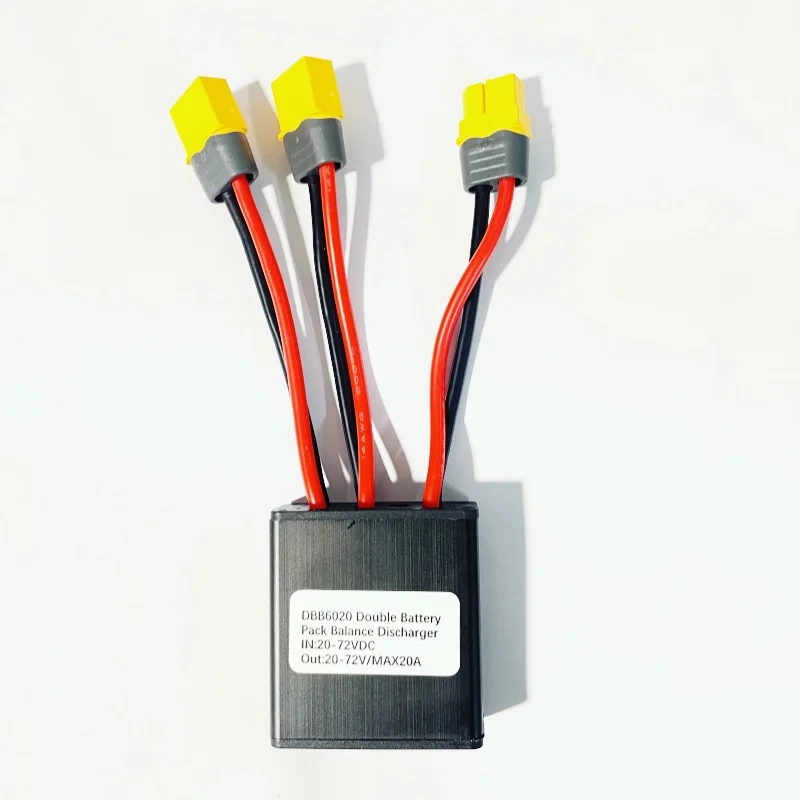 AliExpress NONE Dual Battery Discharge Converter, Simultaneous Connection Adapter, Balanced Discharge Module, Ebike Parts, 10V-100V，20-50A