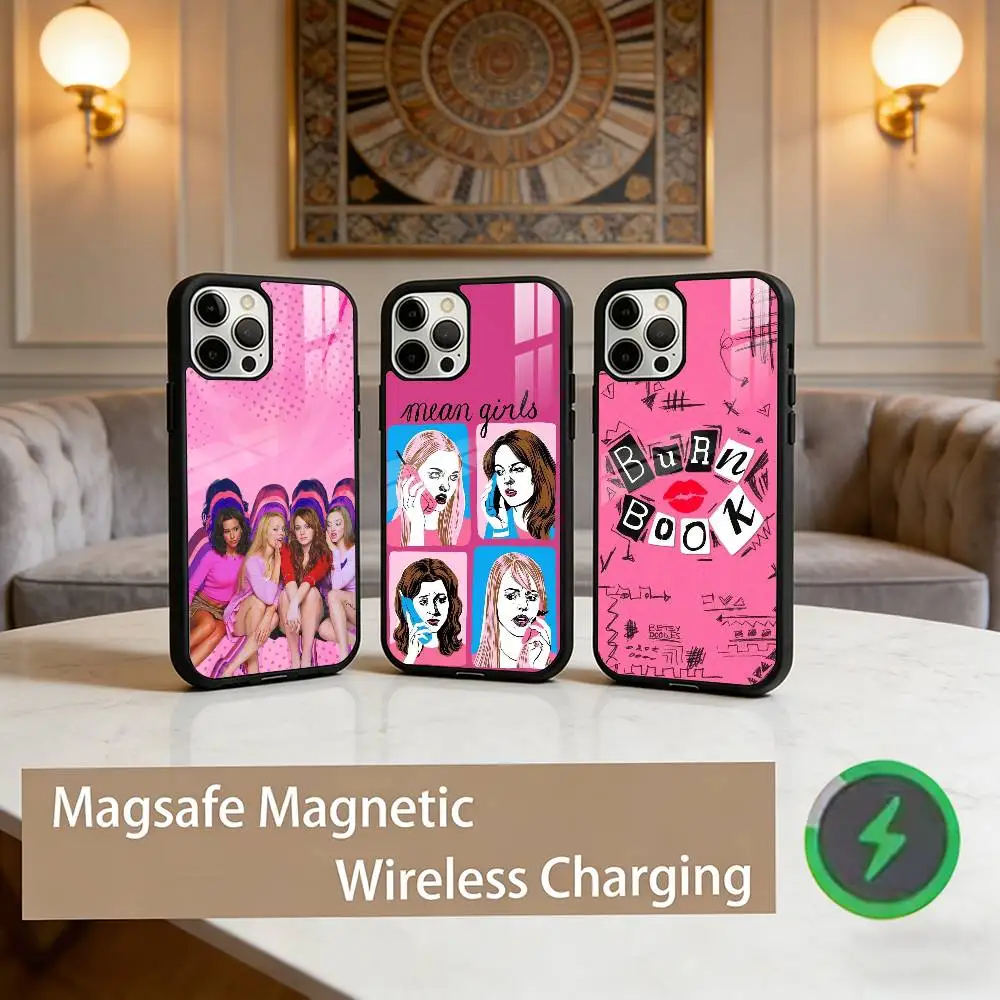 

Movie M-Mean G-Girls Phone Case For iPhone17,16,15,14,13,12,11 Plus,Pro Max Magnetic For Magsafe Wireless Charging