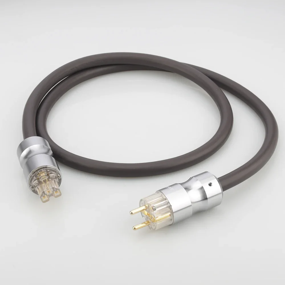 

Viborg VP1606 Schuko Power Cable HIFI Audio Grade EU Extension Power Cord OFC RISR 6MM Square for CD/AMP Amplifier