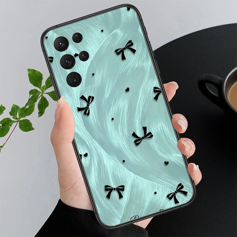 

Pink Bow aesthetic coequtte Funda Phone Case For Samsung A55 A16 A56 A36 A23 A35 A15 A53 A54 A33 A34 A25 A05S A52 A14 A13 A71