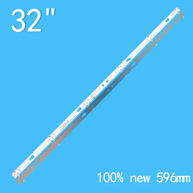 New 2PCS/lot 596mm 6LEDs 6V For 32" TV TCL32D06-ZC22AG-10 303TC320044 32GM16F TCL32D06 32HM16F 32F6B