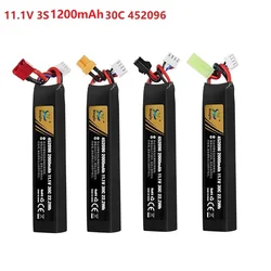 Water Gun Airsoft 11.1V 3S 1000mAh 30C 452096 LiPo battery T/Tamiya/XT30 Plug for Airsoft BB Air Pistol Electric Toys Guns Parts