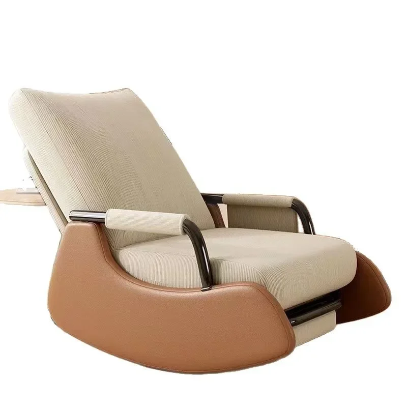 Single adult recliner, adult leisure balcony, home living room leisure and comfortable lazy sofa rocking chair