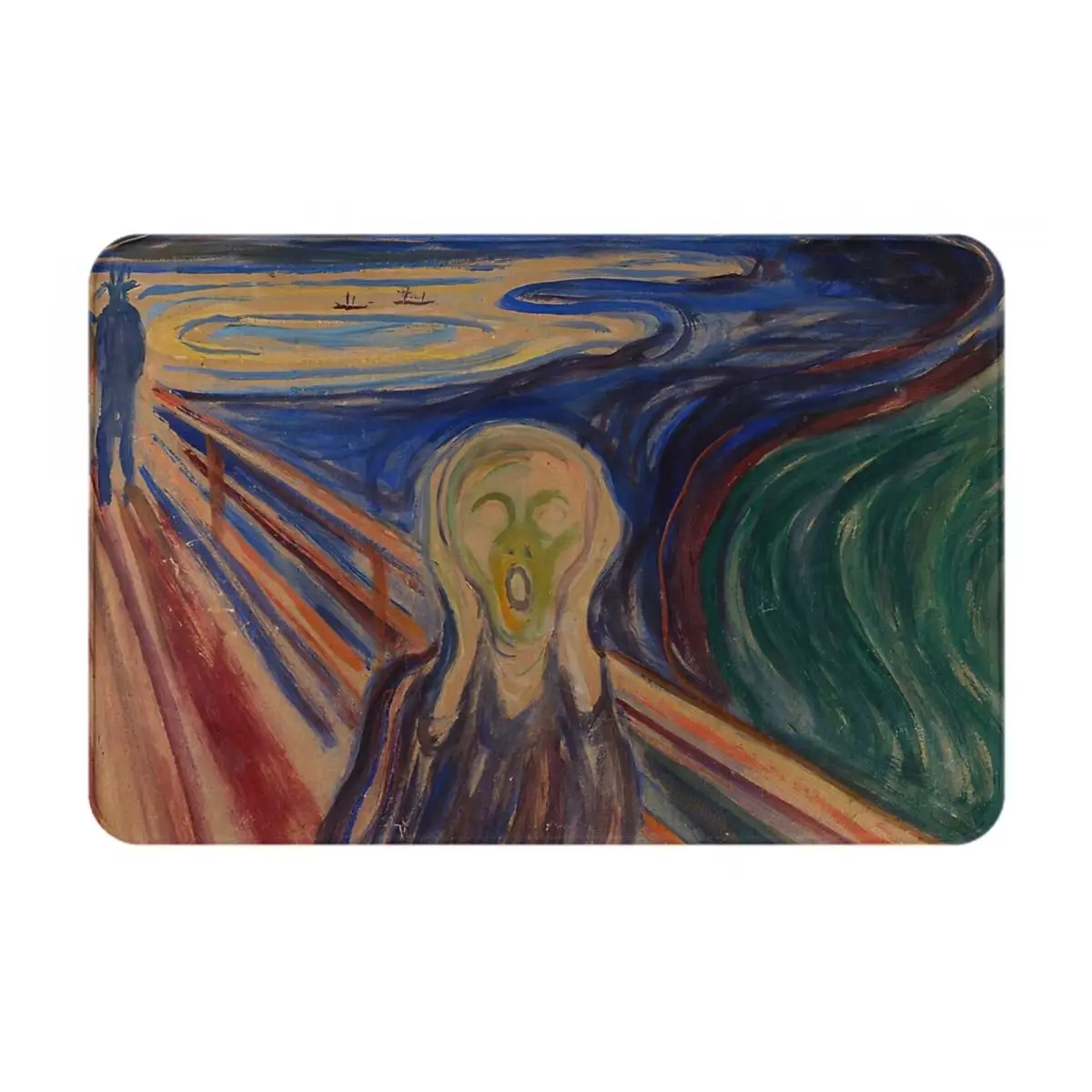 Edvard Munch - The Scream Doormat Rug carpet Mat Footpad Bath mat Non-slip toilet Balcony Parlor durable Washable