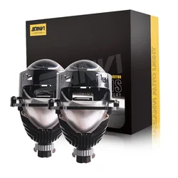 SANVI 3.0 Inch H4 H7 LED Headlight Bi-LED Lenses 9005 9006 H1 Auto Lights Retrofit 5500K 94W Car Accessories LHD RHD Headlamps