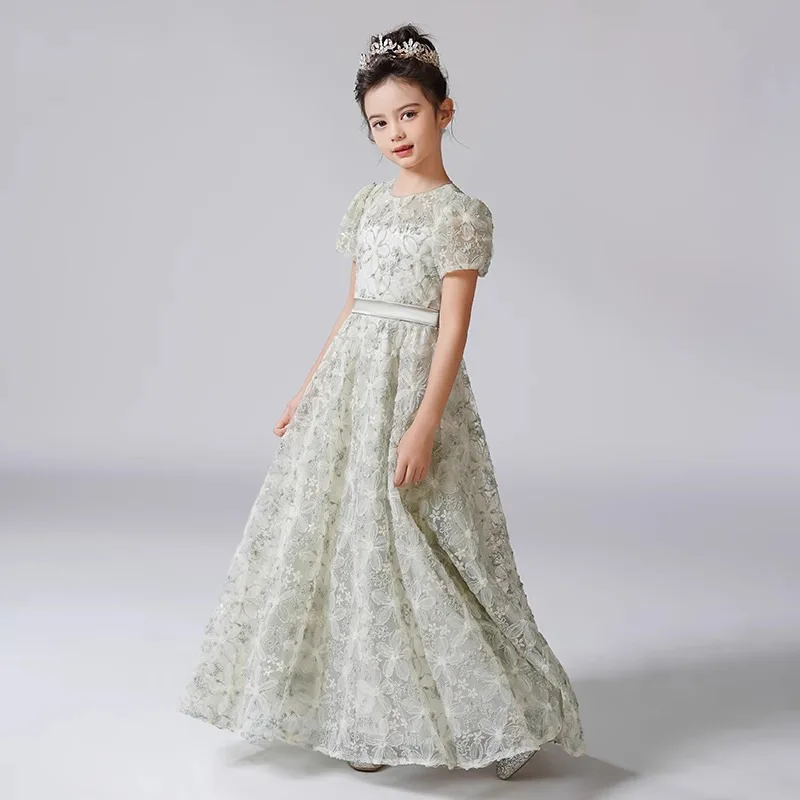 

2025 new style princess dress flower girl evening dress spring