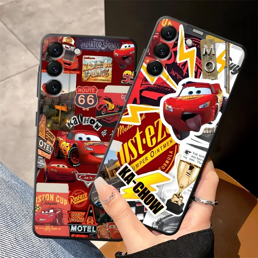 Etui na telefon Disney Cool McQueen z miękkim tyłem do Samsung Galaxy A04 A03 A07 Note 20 Ultra 9 10 A05 A06 A30 A40 A10 A20 A01 A02