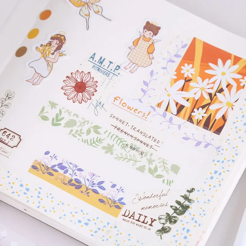 5 Rollen/Box transparentes Aufkleberband – DIY-Dekorationsmaterial-Klebeband, Tagebuchaufkleber, Spielzeugaufkleber für Studenten