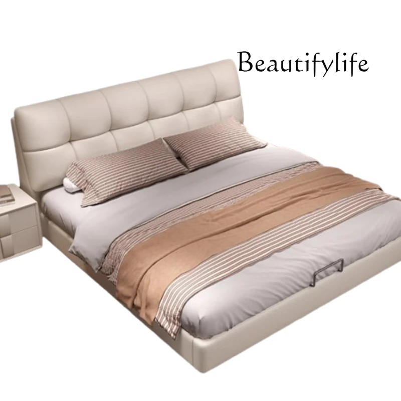X Lazy Modern Create Bed Apartment European Double Full Body Fashionable Bed Wedding High Quality Cama De Casal Bedroom Furnitur