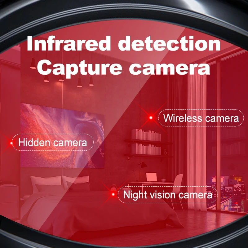 Portable T3 Anti Spy Camera Detector Hidden Cam Infrared RF Signal Finder Eavesdropping Mini Security Device GPS Radio Scanner