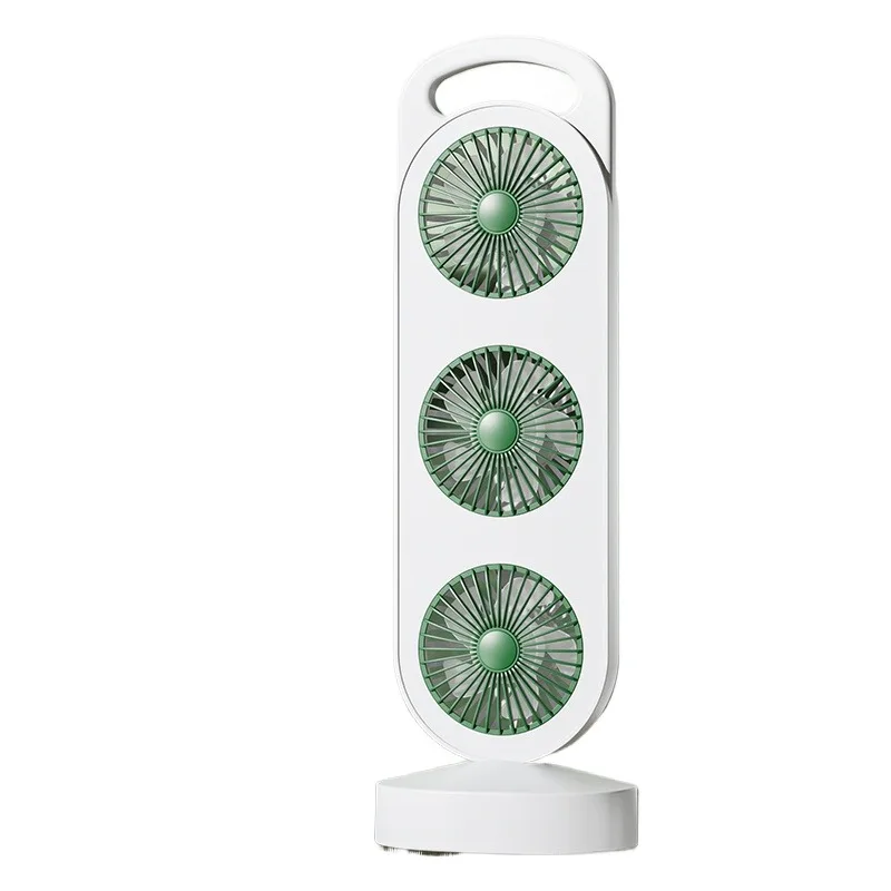 

Air Cooler Fan Mini Rechargeable Battery Fan 1200mAh Small Portable Desk Stand Electric Personal Fan Household