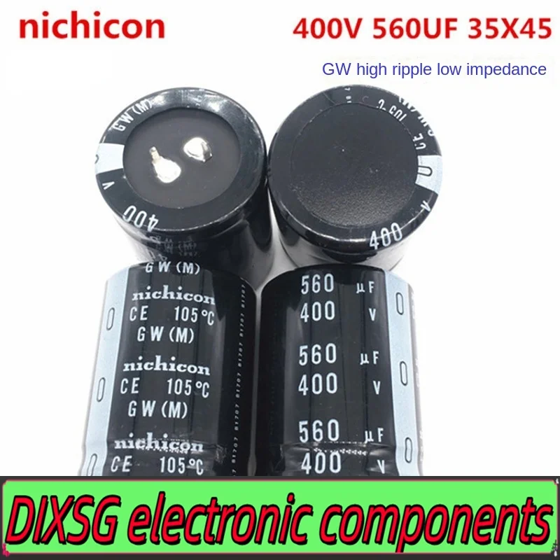 

DIXSG (1 шт.) 400V560UF 35X45 nichicon конденсатор 560UF 400V 35*45 GW Высокая пульсация низкое сопротивление