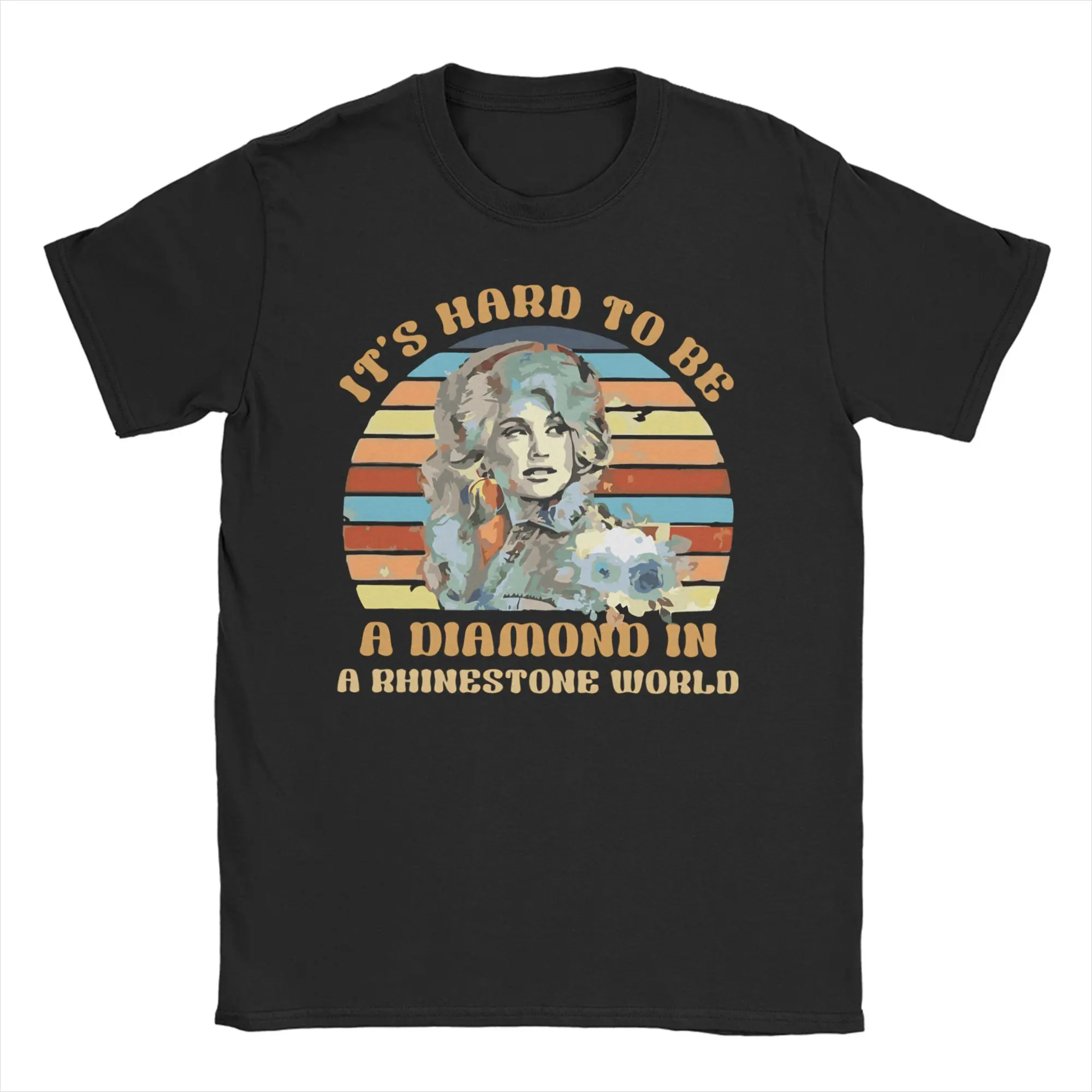 IT'S Dolly Parton Men Women's T Shirts  Crazy Tees Short Sleeve O Neck T-Shirt Pure Cotton New Arrival Tops