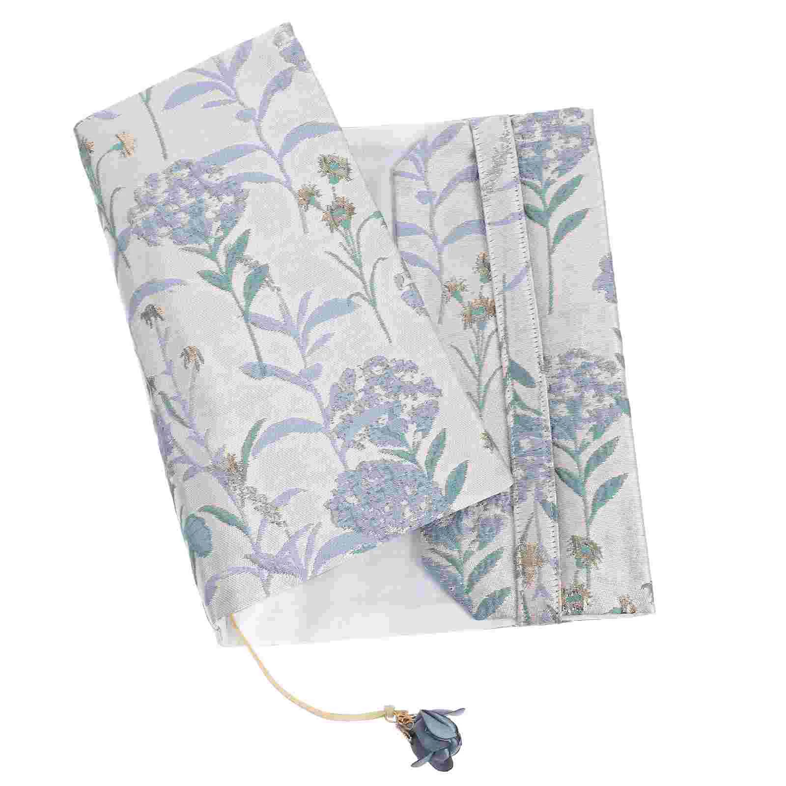 Funda para cuaderno de notas, cubierta de tela hecha a mano, decoración elegante a la moda, álbum de recortes