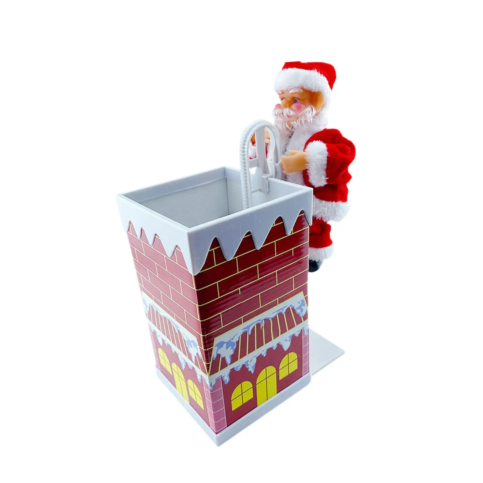 

Альпинистский дымоход, украшение Санта-Клауса, фигурка Санта-Клауса, забавная рождественская электрическая игрушка, товары для рождественской вечеринки, праздничный декор камина
