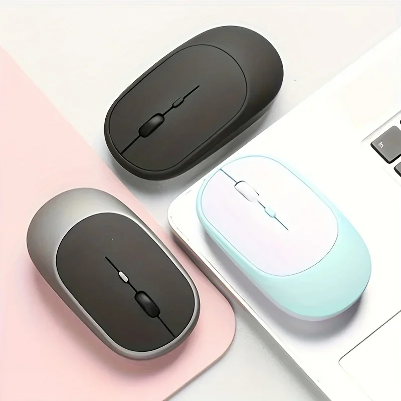 

Bluetooth-compatible Wireless Mouse Rechargeable Mouse Gamer Dual Modes 2.4G USB Mice For Laptop iPad Tablet PC Macbook Mause
