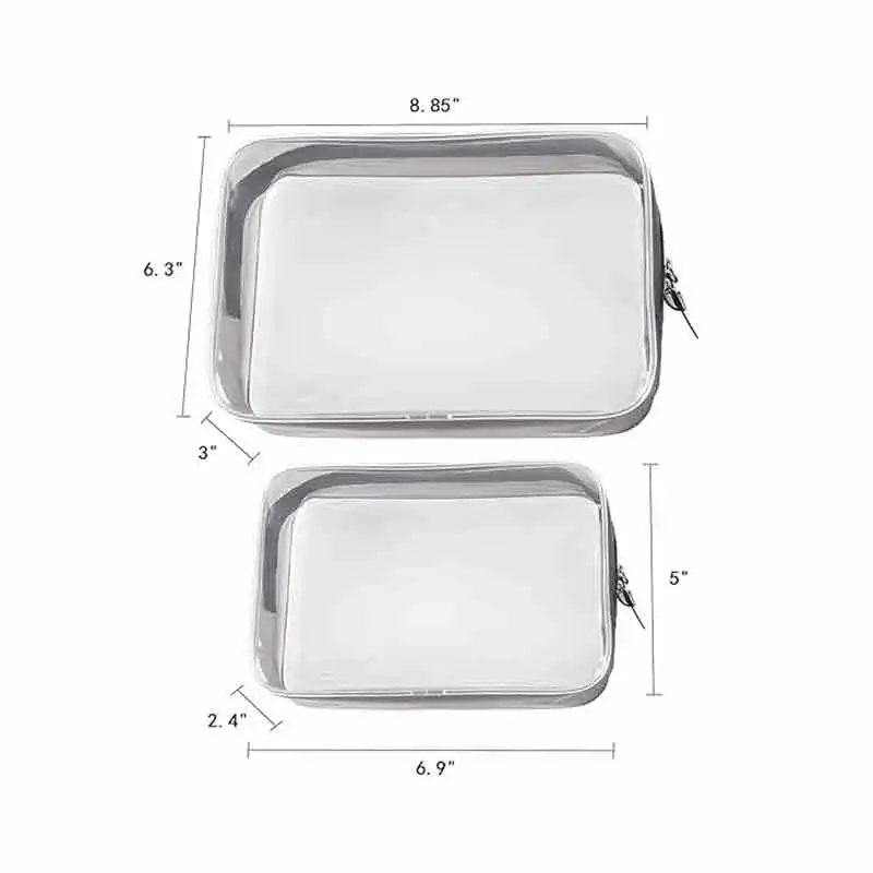 Leve Travel Bags for Higiene Pessoal, CHN5, Clear, Toiletry Bag