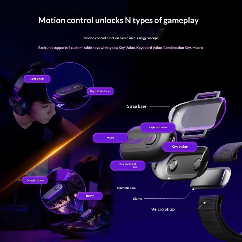 Leadjoy XENO Pro Elite Wireless Gamepad Full Micro Switch Buttons 4 Motor Vibration Controller for PC Switch2 Steam Gaming Setup