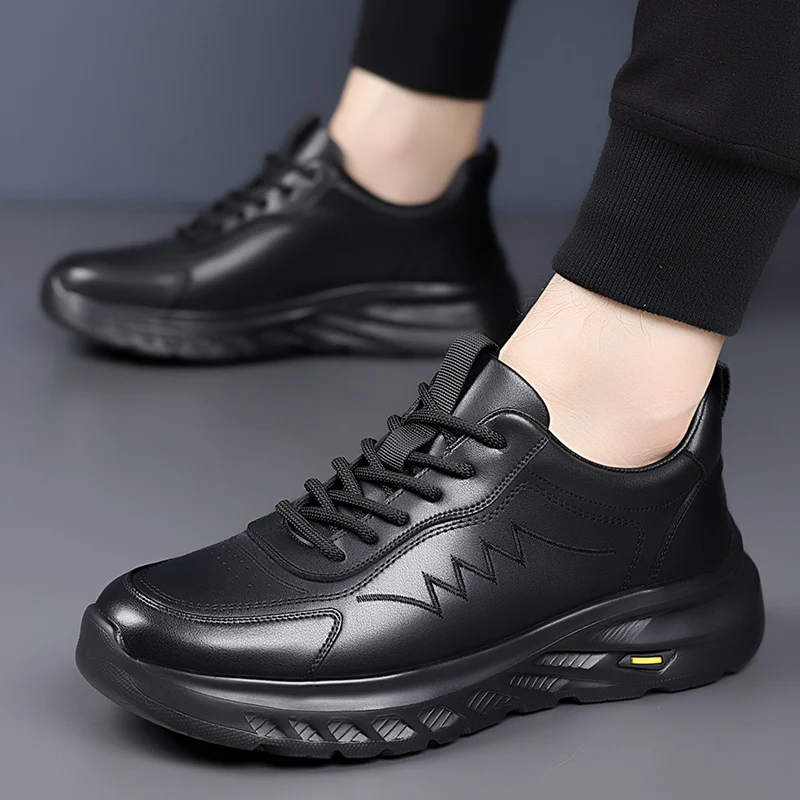 أحذية رجالية كاجوال جديدة لعام 2025 - أحذية رياضية على طراز لوفر، قابلة للتنفس وممتصة للصدمات، متينة وغير قابلة للانزلاق، مريحة خفيفة الوزن، عصرية