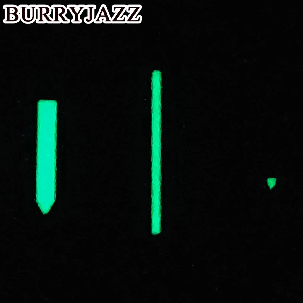 BURRYJAZZ VK63 Watch Hands Green Luminous 32.5mm Dial 6 Pointer Suitable For Quartz Movement VK63A Watch Pointer Accessories
