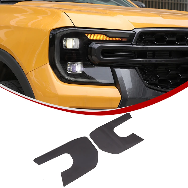Для Ford Ranger 2023 + автомобильная пленка для фар, декоративная наклейка, ПВХ, автомобильные внешние украшения, аксессуары