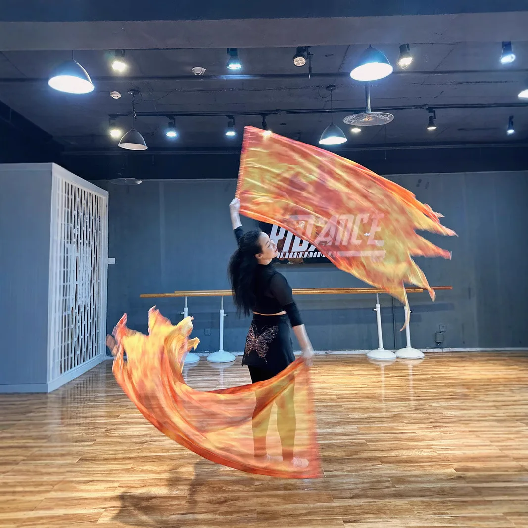 2pcs Praise Dance Worship Flags with Scalable Rod Rectangle Angel Wing Flag Church Praise Banner Outdoor Practice Performance