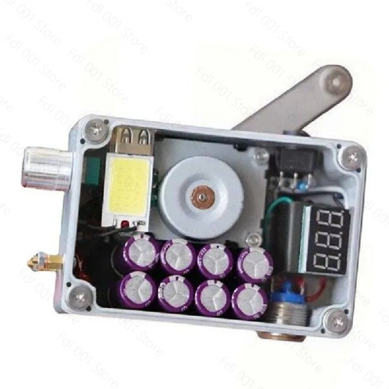Portable Hand Generator USB Emergency Power Bank For Phone Radio Manual Crank Charger For Survival