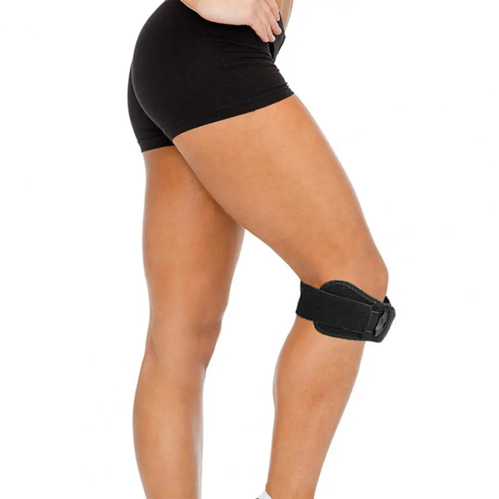 Comfortable Knee Support for Athletes Adjustable Patella Knee Strap Patellar Tendon Stabilizer Band Compression for Running