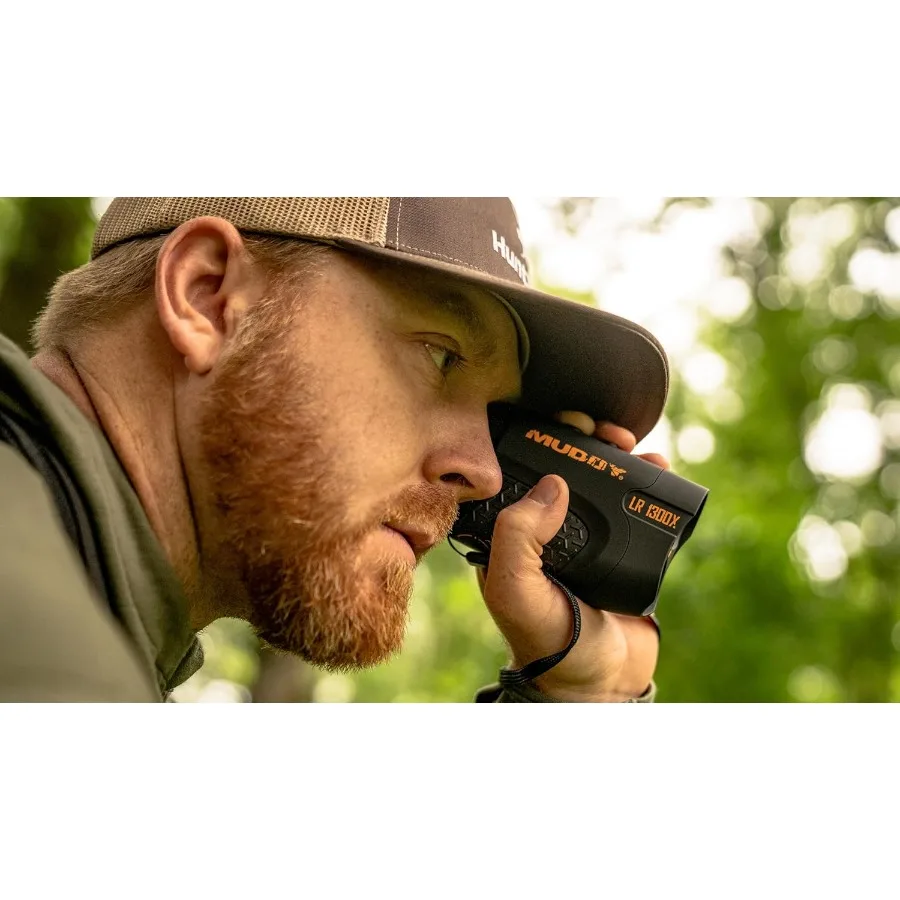 Dalmierz laserowy myśliwski, precyzyjny, gumowany, wodoszczelny, do użytku na zewnątrz, zapewniający zwiększone dokładność i wytrzymałość w trudnych warunkach.